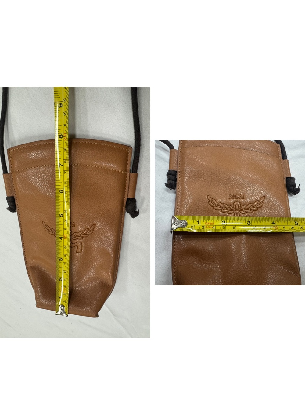 MCM Chic Sunglasses with Dust cloth & Leather Crossbody case NWT - Picture 7 of 8